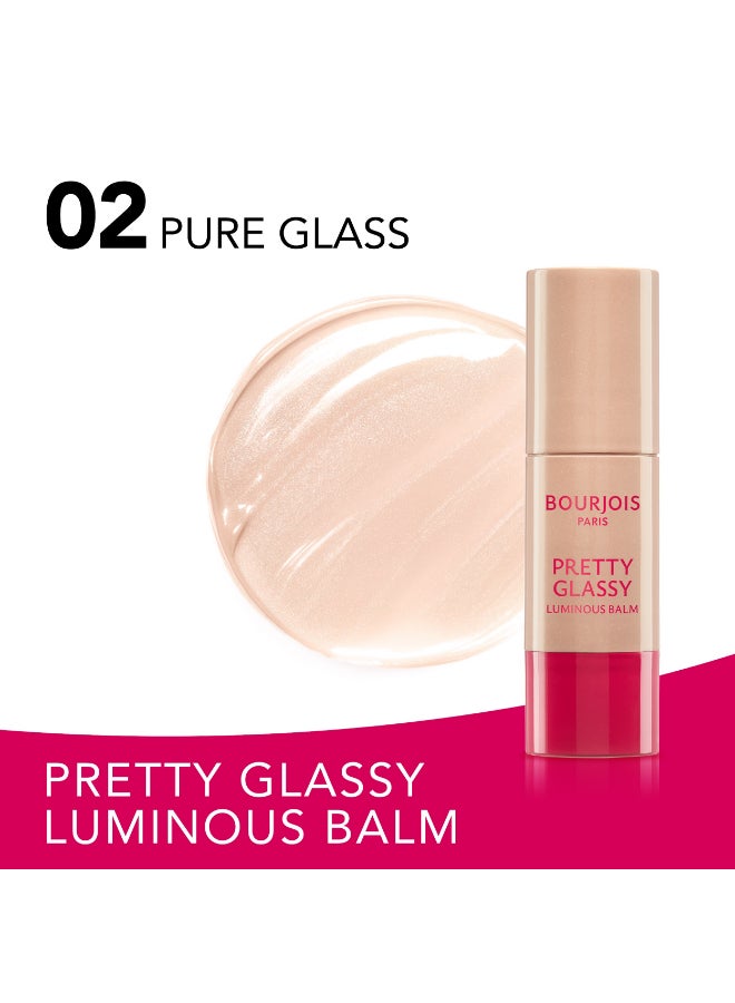 BOURJOIS PARIS Bourjois Pretty Glassy Luminous Balm, Pure Glass, 5g - Image 2